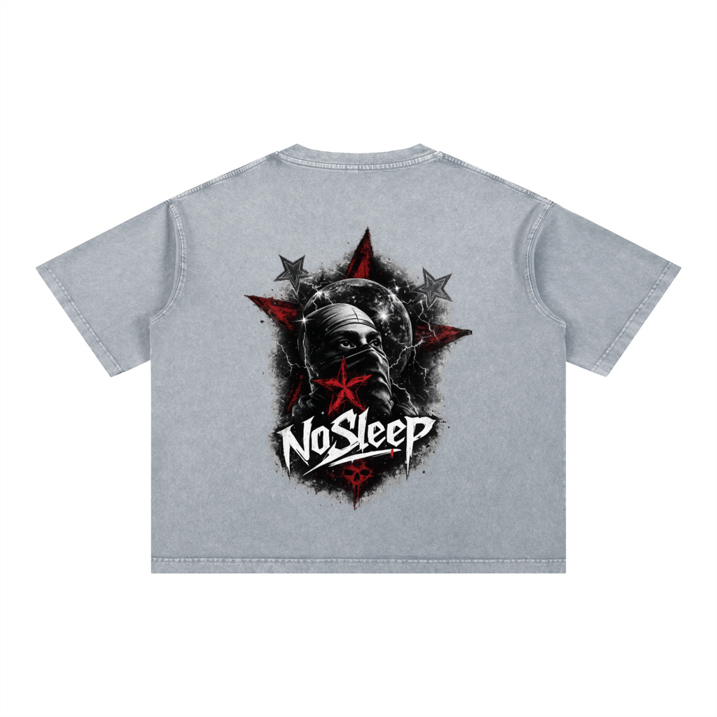 Mineral Wash Boxy Cotton T-Shirt