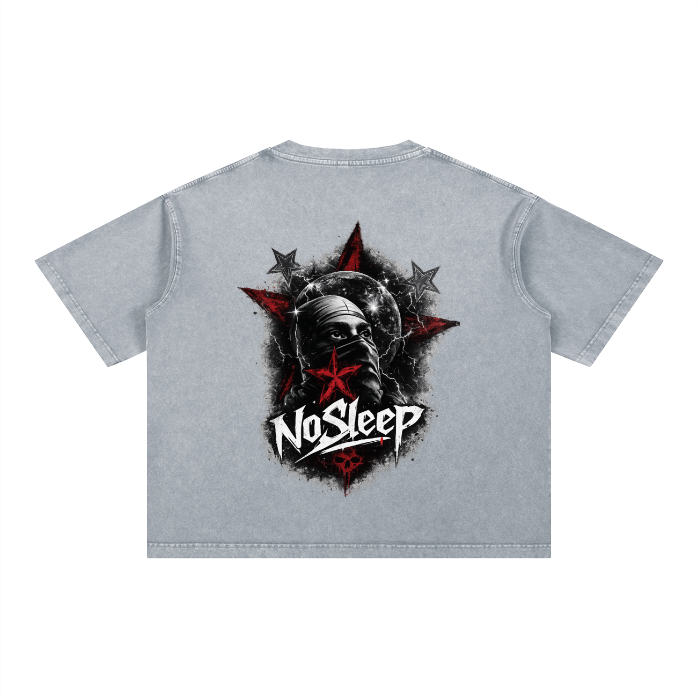 Mineral Wash Boxy Cotton T-Shirt