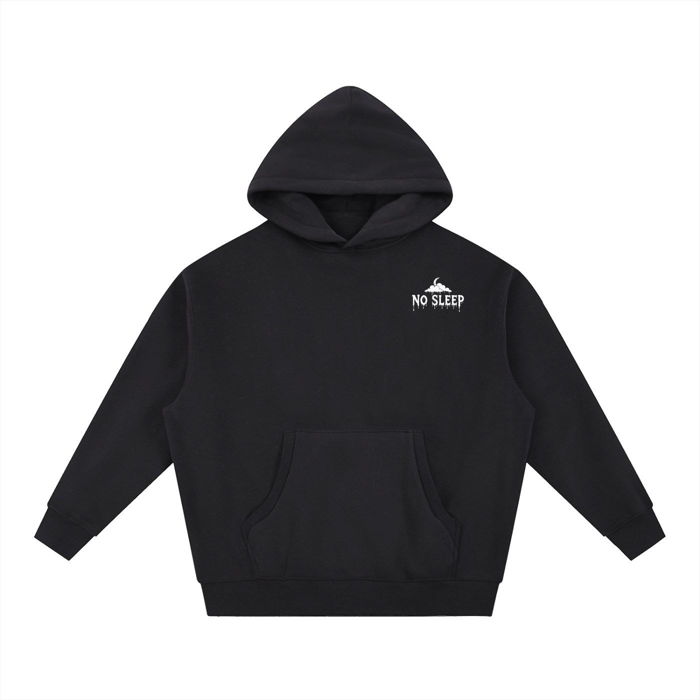 Essential Oversized Boxy Fit Fleece Hoodie