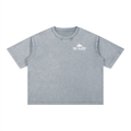 Mineral Wash Boxy Cotton T-Shirt