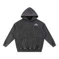 Snow Wash Fleece Oversize Hoodie